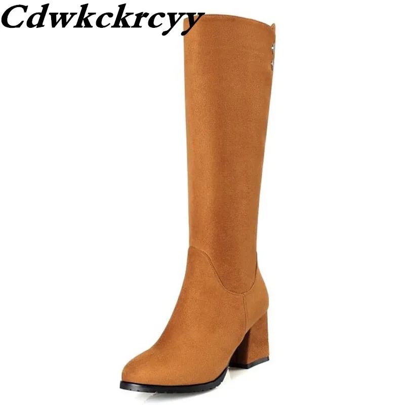 Promotional products winter New pattern fashion Side zipper High Boots Elastic force Lean leg Women Boots plus size 34-43
Promotional products winter New pattern fashion Side zipper High Boots Elastic force Lean leg Women Boots plus size 34-43