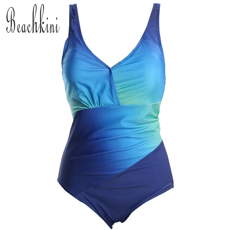 M-4XL Gradient Color Monokini Swimsuits Retro Swimwear Women Bodysuit Cut Out One Piece Bathing Suit New Beachwear 2019
M-4XL Gradient Color Monokini Swimsuits Retro Swimwear Women Bodysuit Cut Out One Piece Bathing Suit New Beachwear 2019