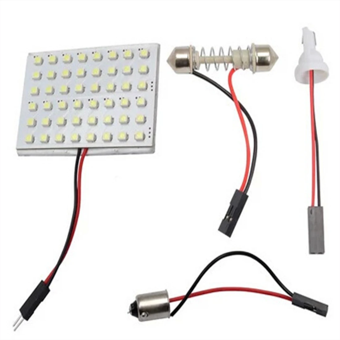 Tonewan 48 SMD Blue,White,Amber Panel led car T10 BA9S Festoon Dome Interior Lamp w5w c5w t4w bulbs Car Light Source parking
Tonewan 48 SMD Blue,White,Amber Panel led car T10 BA9S Festoon Dome Interior Lamp w5w c5w t4w bulbs Car Light Source parking