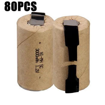 80 pcs SC 3000mah 1.2v battery NICD rechargeable batteries for emergency light toy equipment power for electric screwdriver
80 pcs SC 3000mah 1.2v battery NICD rechargeable batteries for emergency light toy equipment power for electric screwdriver