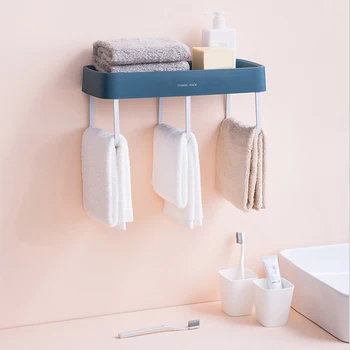Bathroom Shelf Wall Hanging Punch-Free Towel Rack Kitchen Storage Rack Bathroom Rack Towel Rack Bathroom Accessories
Bathroom Shelf Wall Hanging Punch-Free Towel Rack Kitchen Storage Rack Bathroom Rack Towel Rack Bathroom Accessories