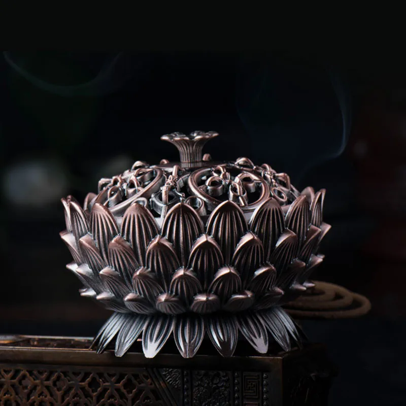 1 шт. сплав металла Золото/зеленая медь/красная медь Lotus Vajra дизайн буддийские