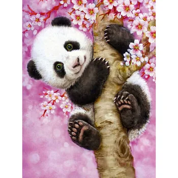 DIY 5D Full Diamond Painting Cross Stitch panda on the cherry tree Diamond Embroidery Needlework Patterns Rhinestone kits
DIY 5D Full Diamond Painting Cross Stitch panda on the cherry tree Diamond Embroidery Needlework Patterns Rhinestone kits