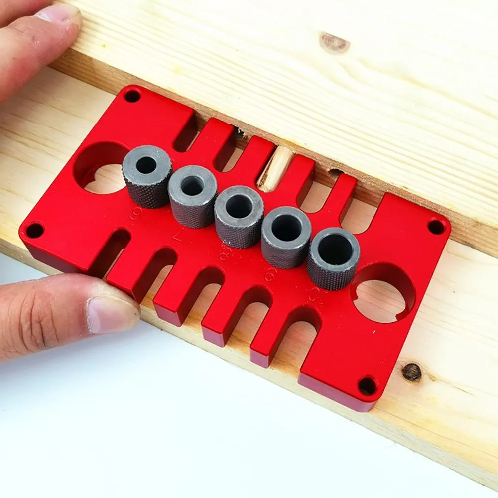 Woodworking Doweling Jig Kit Drill Guide Doweling Jig Kit Drill Guide Set With 6, 7, 8, 9, 10MM Drilling Bushings Puncher Tools
Woodworking Doweling Jig Kit Drill Guide Doweling Jig Kit Drill Guide Set With 6, 7, 8, 9, 10MM Drilling Bushings Puncher Tools