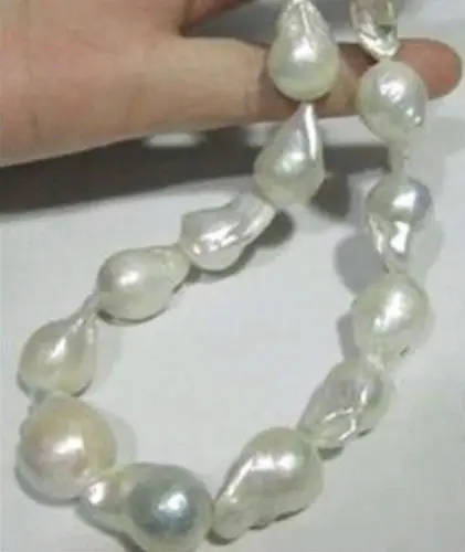 Free shipping hot sale Women Bridal Wedding Jewelry >>AAA+ SOUTH SEA WHITE BAROQUE PEARL NECKLACE 18
Free shipping hot sale Women Bridal Wedding Jewelry >>AAA+ SOUTH SEA WHITE BAROQUE PEARL NECKLACE 18