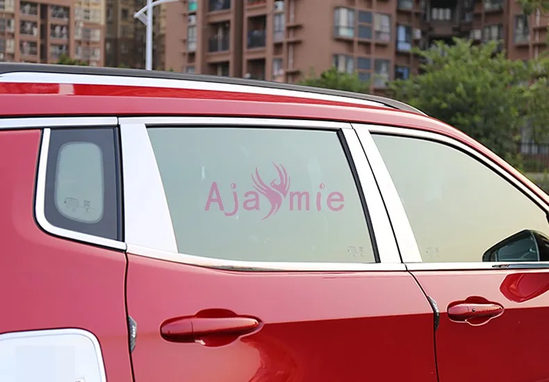#304 Stainless Steel Car Styling Window Glass Moulding Trim Garnish Overlay Panel Frame 2017-2018 For Jeep Compass Accessories
#304 Stainless Steel Car Styling Window Glass Moulding Trim Garnish Overlay Panel Frame 2017-2018 For Jeep Compass Accessories
