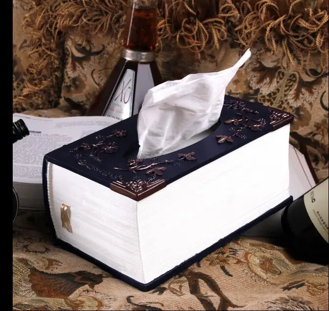 dark blue 66 Vintage Book styling resin paper towel box Napkin Holder Cover craft Security Safe Cover High Quality hair wig red
dark blue 66 Vintage Book styling resin paper towel box Napkin Holder Cover craft Security Safe Cover High Quality hair wig red