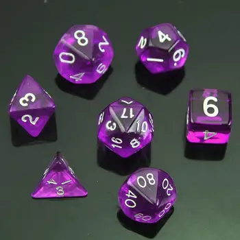 7 Pcs/Set Dice 7 Sided Dice RPG Polyhedral D4 D6 D8 D10 D12 D20 Game Set Acrylic Creative Faces DND Life Counting Board Games
7 Pcs/Set Dice 7 Sided Dice RPG Polyhedral D4 D6 D8 D10 D12 D20 Game Set Acrylic Creative Faces DND Life Counting Board Games