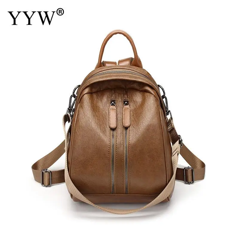 YYW High Quality Leather Backpack Women Casual Shoulder Hanging Strap Bags Youth Backpack Retro Solid Girl Female School Bookbag
YYW High Quality Leather Backpack Women Casual Shoulder Hanging Strap Bags Youth Backpack Retro Solid Girl Female School Bookbag
