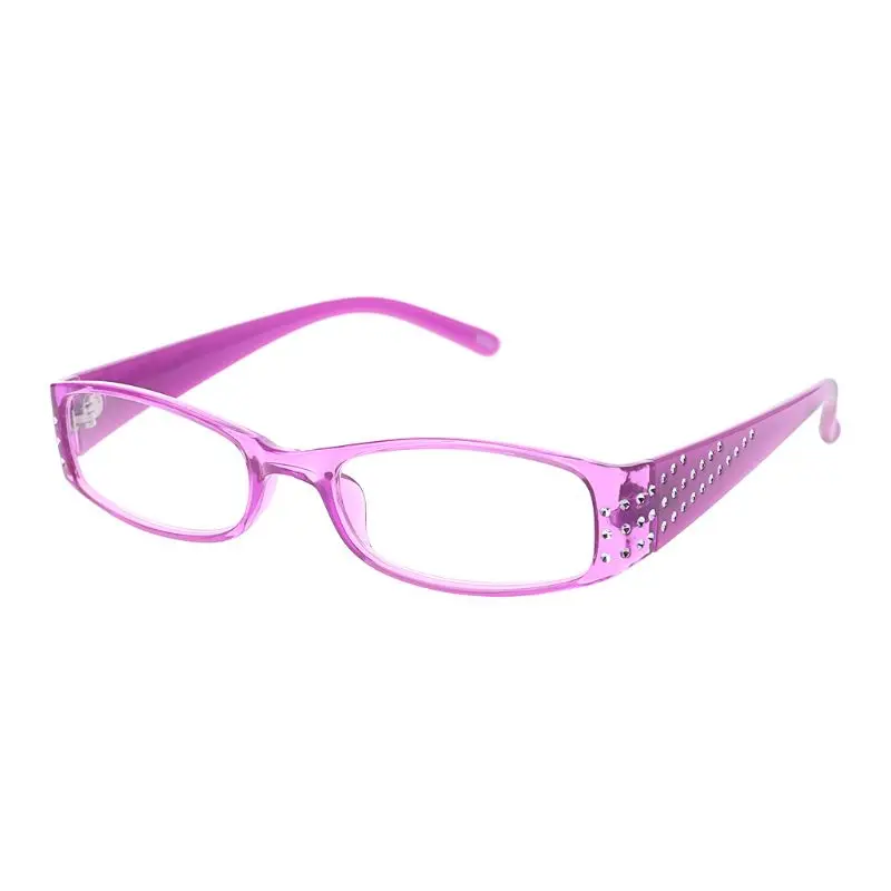 Women Female Simple Fashion Reading Glasses Rectangular Frame Spring Hinges Rhinestone
Women Female Simple Fashion Reading Glasses Rectangular Frame Spring Hinges Rhinestone