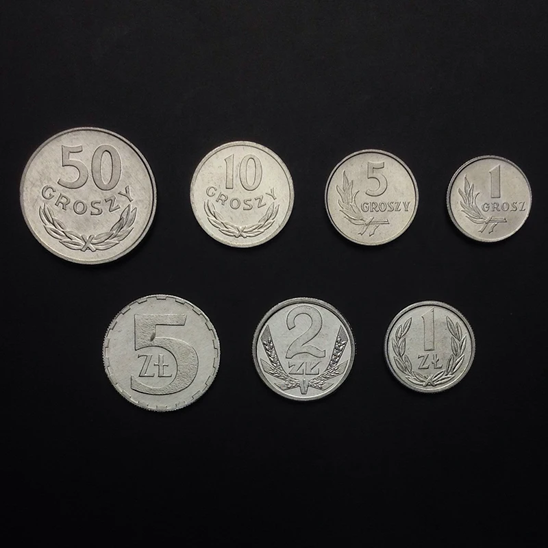 7pcs Poland coin 100% original coin collection 1949-90 year Not circulating Not circulated
7pcs Poland coin 100% original coin collection 1949-90 year Not circulating Not circulated