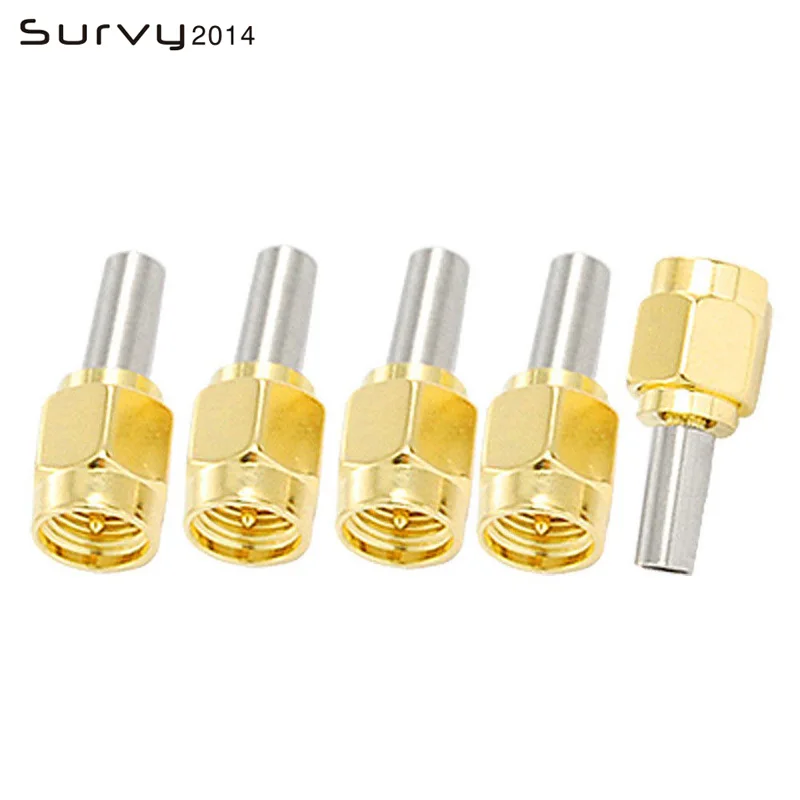5Pcs RP SMA Male Plug Straight Goldplated RF Coax Connector Crimp for RG316 RG174 LMR100 Cable SMA Adapter
5Pcs RP SMA Male Plug Straight Goldplated RF Coax Connector Crimp for RG316 RG174 LMR100 Cable SMA Adapter