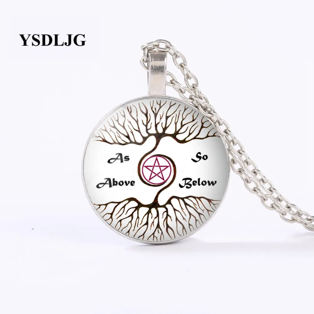 YSDLJG Esoteric Necklace - As Above So Below Pagan Wicca -occult Gift Magic Accessories Necklace Women Initial Jewelry Gift
YSDLJG Esoteric Necklace - As Above So Below Pagan Wicca -occult Gift Magic Accessories Necklace Women Initial Jewelry Gift