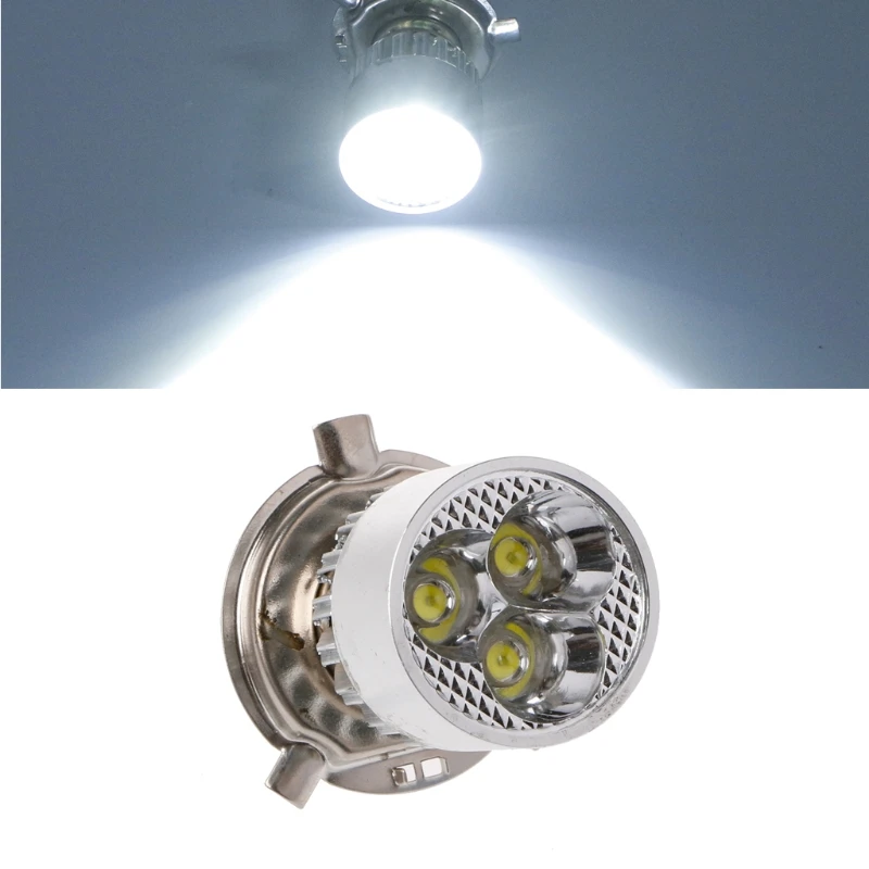 Hot New 1 Pc Universal DC 12-80V H4 3 LED Motorcycle Headlight Bulb Hi/Lo Scooter Lamp ATV Fog Light High Quality 10166
Hot New 1 Pc Universal DC 12-80V H4 3 LED Motorcycle Headlight Bulb Hi/Lo Scooter Lamp ATV Fog Light High Quality 10166
