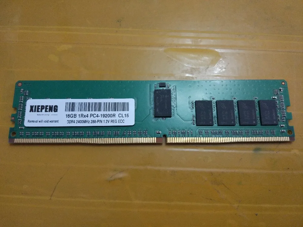 Память для сервера 16 ГБ 1rx4 PC4-19200R ECC REG RAM 8 Гб PC4 19200 32 DDR4 2400 МГц официальная Серверная
