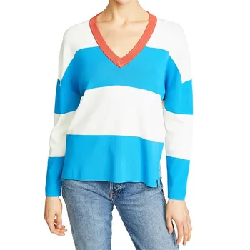 spring western style fashion cute loose contrast color long sleeve SML XL XXL V-neck pullovers woman Casual knitwear Sweaters
spring western style fashion cute loose contrast color long sleeve SML XL XXL V-neck pullovers woman Casual knitwear Sweaters