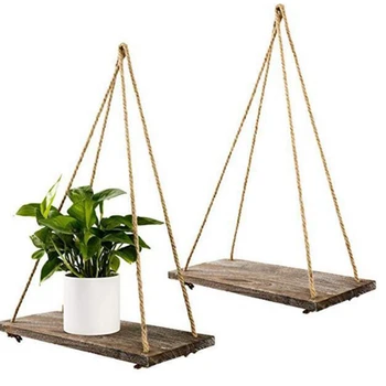Hanging Rack Wall Decoration Household Hanging Shelf With Twine Nordic Style Wooden Retro
Hanging Rack Wall Decoration Household Hanging Shelf With Twine Nordic Style Wooden Retro