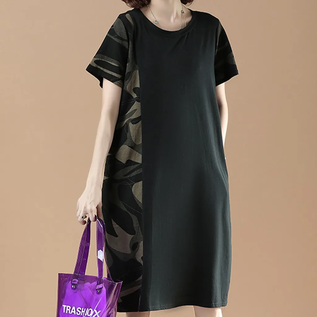 robe femmeDress Fashion Womens Short Sleeve Camouflage O-Neck Knee Lengtht Dress vestidos de fiesta de noche #40
robe femmeDress Fashion Womens Short Sleeve Camouflage O-Neck Knee Lengtht Dress vestidos de fiesta de noche #40