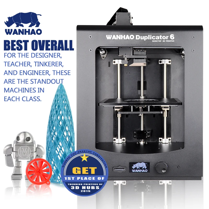 2019 WANHAO, 3D-принтер, новая версия, Дубликатор 6 моделей, умственная рамка, высококачественный 3D-принтер
2019 WANHAO, 3D-принтер, новая версия, Дубликатор 6 моделей, умственная рамка, высококачественный 3D-принтер