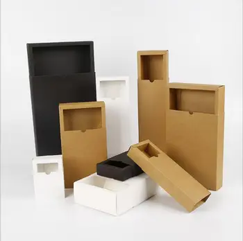 20pcs/lot White/Black/Kraft drawer cardboard box necklace/ring Jewelry gift Packaging Paper Boxes
20pcs/lot White/Black/Kraft drawer cardboard box necklace/ring Jewelry gift Packaging Paper Boxes