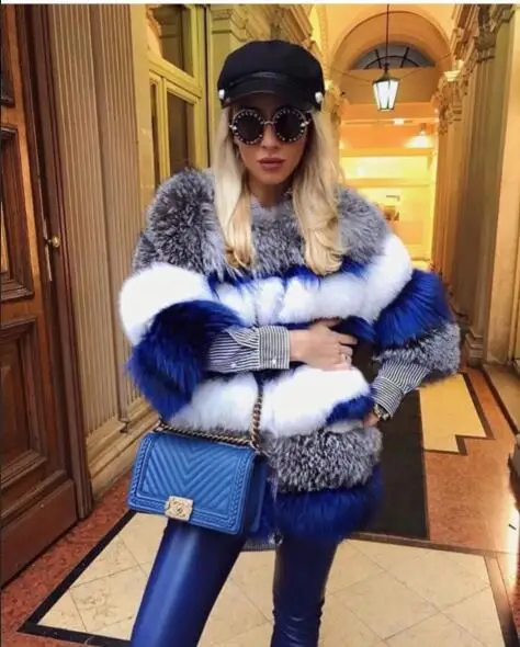 exclusive luxury Winter Warm natural fox fur coats outerwear , Stylish three tones beautiful natural Fur coats for women
exclusive luxury Winter Warm natural fox fur coats outerwear , Stylish three tones beautiful natural Fur coats for women