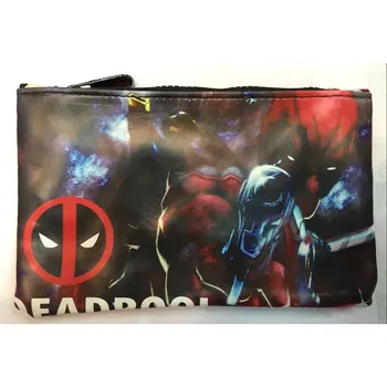 Marvel Comics Deadpool Pen Bag Leather Pencil Purse Wallets Men Women Money Card Holder Zipper Bags Stationery Anime Wallet
Marvel Comics Deadpool Pen Bag Leather Pencil Purse Wallets Men Women Money Card Holder Zipper Bags Stationery Anime Wallet