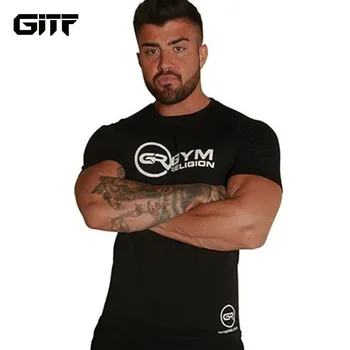 GITF Running Sports Cotton t shirt Gym Fitness Workout Training Short sleeve T-shirts Summer Male Jogging Slim Tee Tops Clothing
GITF Running Sports Cotton t shirt Gym Fitness Workout Training Short sleeve T-shirts Summer Male Jogging Slim Tee Tops Clothing
