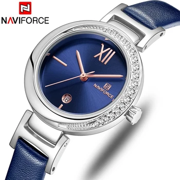 Naviforce Women Watch 2019 Top Brand Casual Quartz Wristwatch Genuine Leather Strap Bracelet Female Clock New Relogio Feminino
Naviforce Women Watch 2019 Top Brand Casual Quartz Wristwatch Genuine Leather Strap Bracelet Female Clock New Relogio Feminino