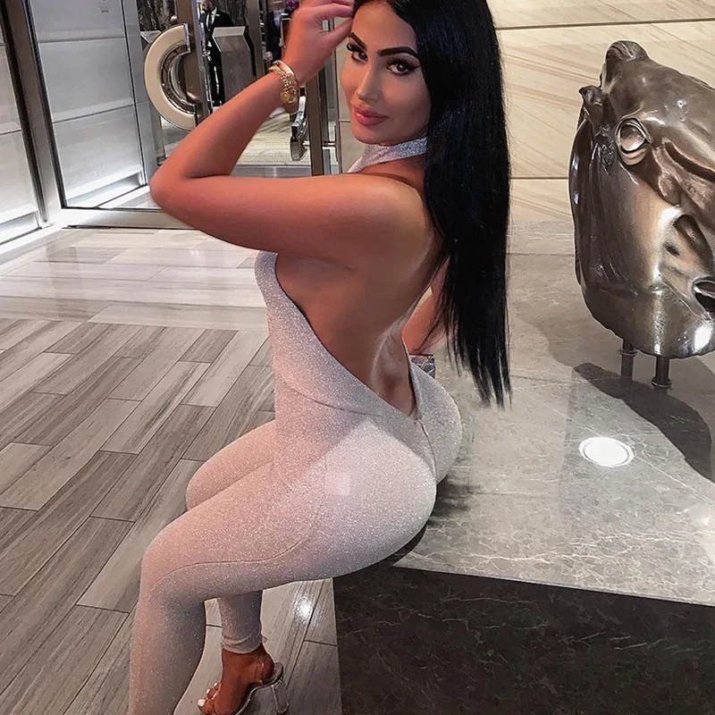 BKLD 2019 Summer Rompers Women Halter Jumpsuit Backless Romper Jumpsuit Sexy Clubwear Bodycon Jumpsuits Women Bodysuits Female
BKLD 2019 Summer Rompers Women Halter Jumpsuit Backless Romper Jumpsuit Sexy Clubwear Bodycon Jumpsuits Women Bodysuits Female