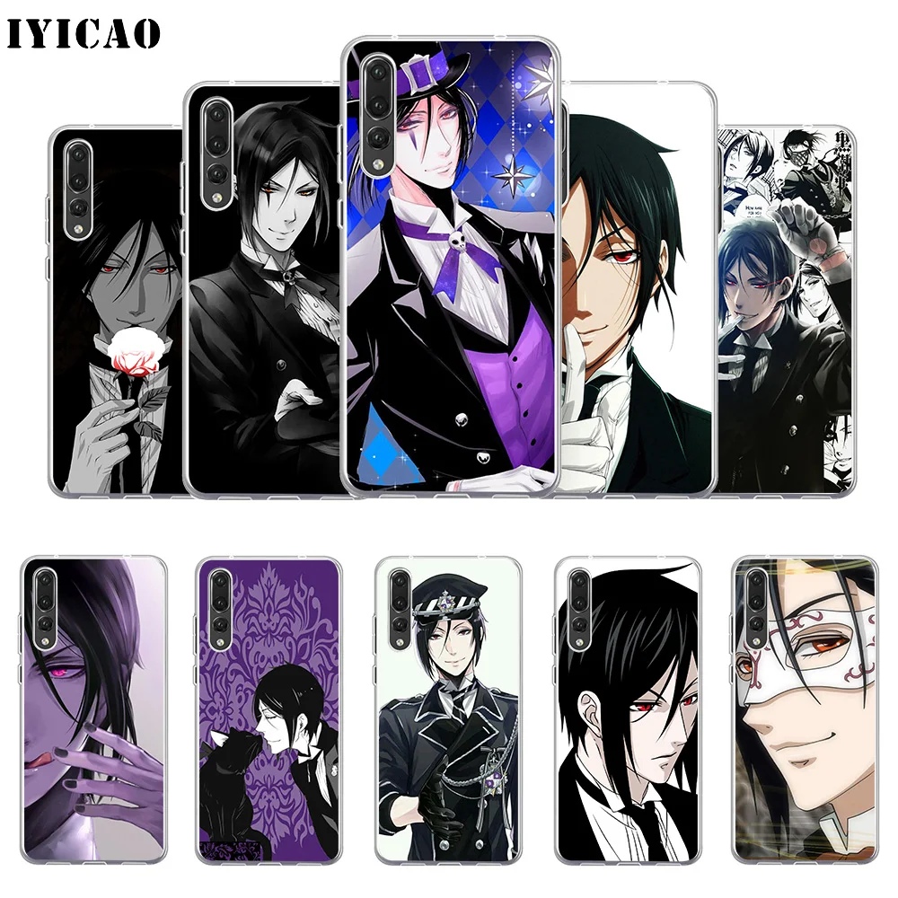 IYICAO Black Butler Sebastian Soft Silicone Phone Case for Huawei P30 P20 Pro P10 P9 P8 Lite P Smart TPU Cover
IYICAO Black Butler Sebastian Soft Silicone Phone Case for Huawei P30 P20 Pro P10 P9 P8 Lite P Smart TPU Cover