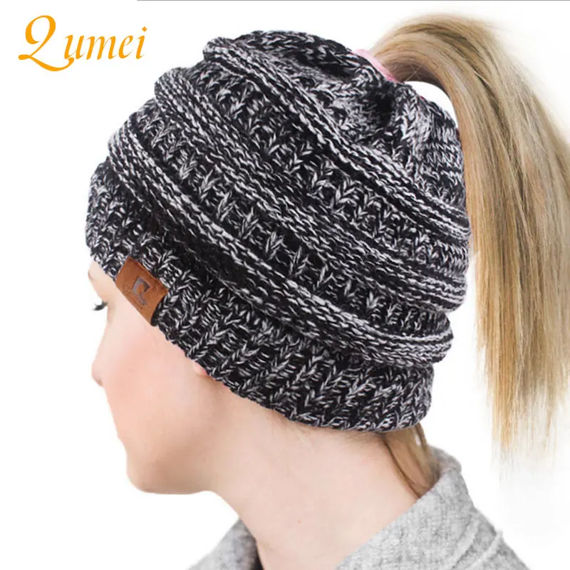 1PCS Drop Shipping 2018 Soft Knit Ponytail Beanie Warm Winter Hats For Women Beanie Hat Stretch Cable Messy Bun Hats Ski Cap B4
1PCS Drop Shipping 2018 Soft Knit Ponytail Beanie Warm Winter Hats For Women Beanie Hat Stretch Cable Messy Bun Hats Ski Cap B4