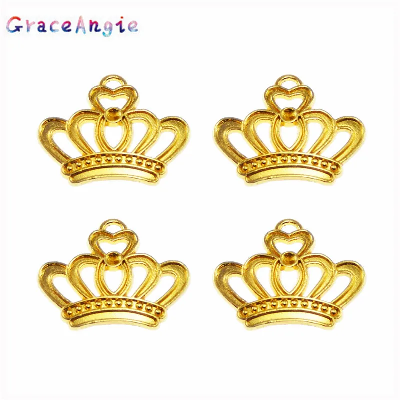 GraceAngie 45PCS Antique Style Gold Look Lucky Crown Charm Pendants 22*19*3MM Wholesale 09671
GraceAngie 45PCS Antique Style Gold Look Lucky Crown Charm Pendants 22*19*3MM Wholesale 09671