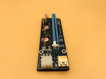 50PCS 009S Risers PCIe PCI-E PCI Express Riser Card 1X to16x USB 3.0 Data Cable 6 Pin SATA Power with 3 LED Supply for BTC Miner
50PCS 009S Risers PCIe PCI-E PCI Express Riser Card 1X to16x USB 3.0 Data Cable 6 Pin SATA Power with 3 LED Supply for BTC Miner