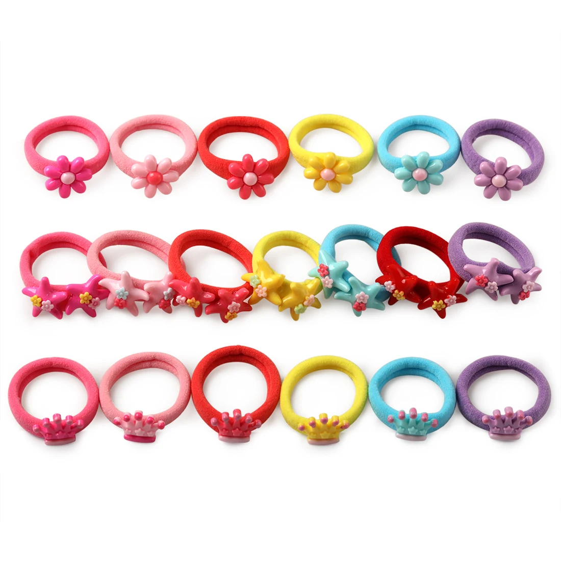 XIMA 6pcs/Set Children Elastic Hair Band Candy Colors Flower Crown Hairband Hair Ropes Girls Hair Ties Kids Hair Accessories
XIMA 6pcs/Set Children Elastic Hair Band Candy Colors Flower Crown Hairband Hair Ropes Girls Hair Ties Kids Hair Accessories