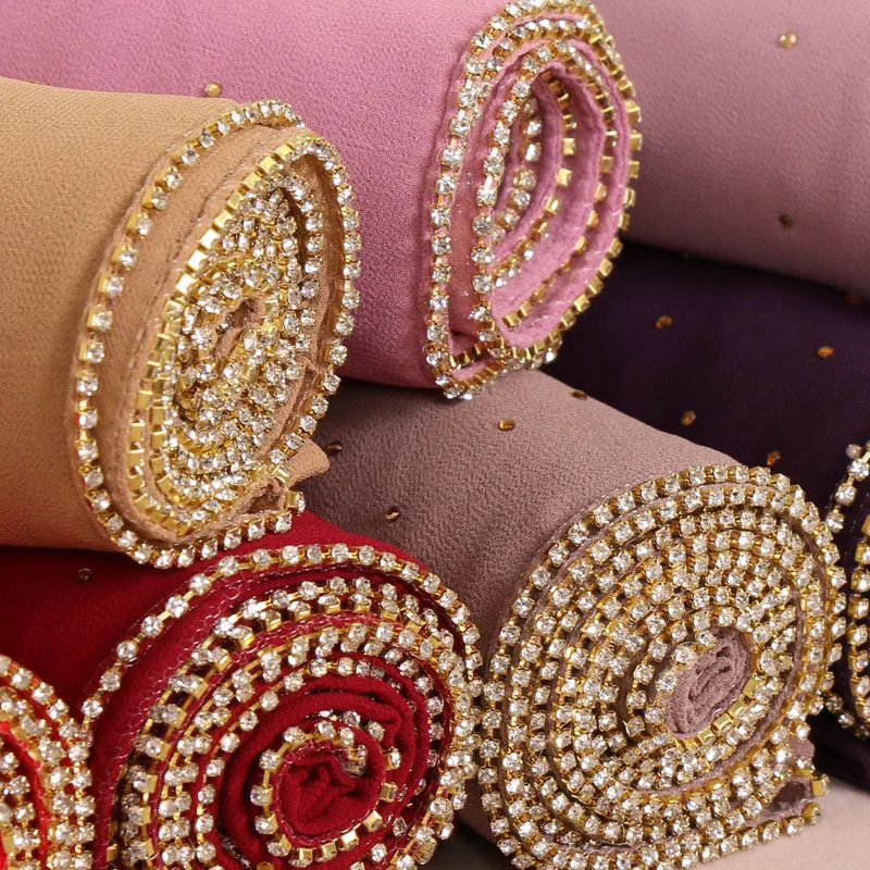 2019 Plain Pearl Bubble Chiffon Diamond Glitter Instant Hijab Shawl Lady Soft Wraps and Scarves Headband Arab Maxi Muslim Sjaal
2019 Plain Pearl Bubble Chiffon Diamond Glitter Instant Hijab Shawl Lady Soft Wraps and Scarves Headband Arab Maxi Muslim Sjaal