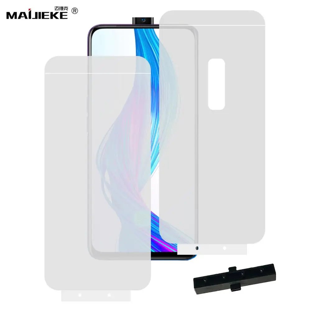 2PCS Front Back Full Cover Protective Film for OPPO Realme Find X K3 Hydrogel Screen Protector Reno R17 Pro Soft TPU Guard Film
2PCS Front Back Full Cover Protective Film for OPPO Realme Find X K3 Hydrogel Screen Protector Reno R17 Pro Soft TPU Guard Film