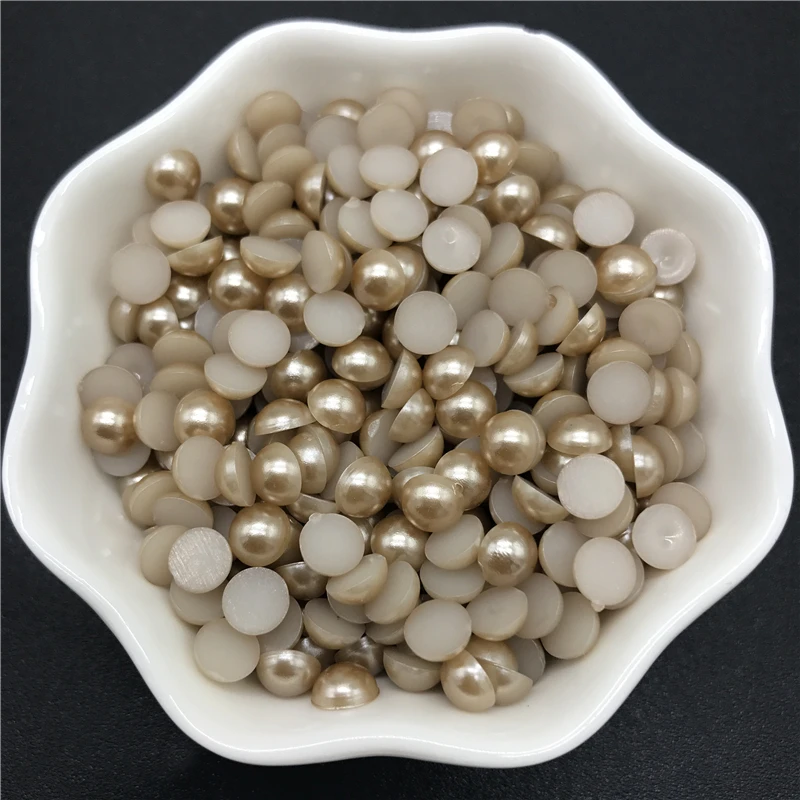 4mm 6mm 8mm 10mm Brown Imitation Pearl Half Round Pearl Flat Back Scrapbook Beads DIY Jewelry Making
4mm 6mm 8mm 10mm Brown Imitation Pearl Half Round Pearl Flat Back Scrapbook Beads DIY Jewelry Making