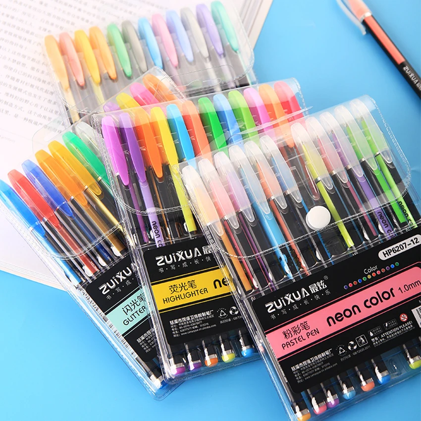 

12 pcs/set Japanese Milkliner Pens Drawing Mark Pen Stationery Mild liner Fluorescent Pen Cute Art Highlighter 4 types