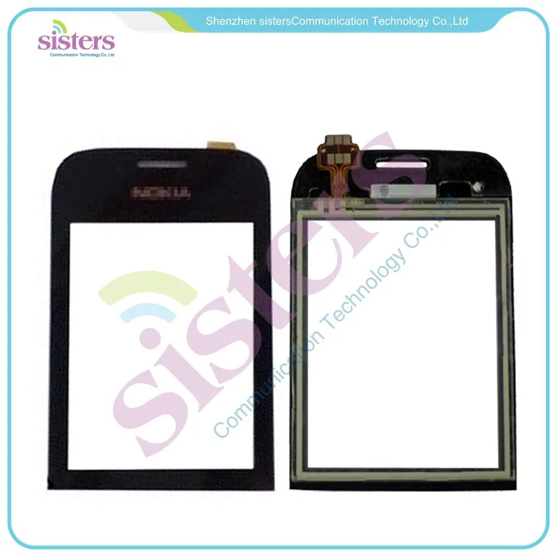 Touch Screen Digitizer For Nokia N202 Asha 202 Glass Phone Repair Part Replacement Black Tested Free Shipping | Мобильные телефоны