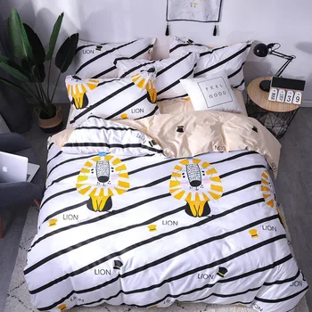 Quilt Cover Set Polyester Bed Cover Set Four Piece Bedding Tribute Cotton Pillowcase Creative Pattern Full Size K429
Quilt Cover Set Polyester Bed Cover Set Four Piece Bedding Tribute Cotton Pillowcase Creative Pattern Full Size K429