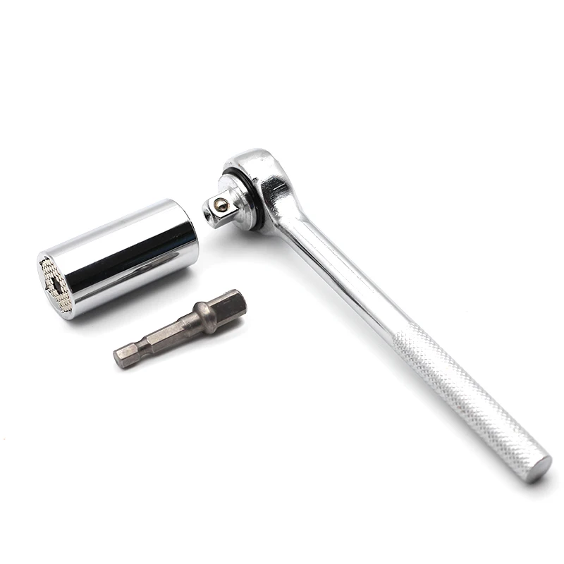 Universal Torque Wrench Head Set Socket Sleeve 7-19mm Power Drill Ratchet Bushing Spanner Key Magic Multi Hand Tool
Universal Torque Wrench Head Set Socket Sleeve 7-19mm Power Drill Ratchet Bushing Spanner Key Magic Multi Hand Tool