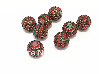 20mm 100pcs/lot Christmas Striped Resin Rhinestone Ball Beads,Chunky Beads For Kids Jewelry Making
20mm 100pcs/lot Christmas Striped Resin Rhinestone Ball Beads,Chunky Beads For Kids Jewelry Making