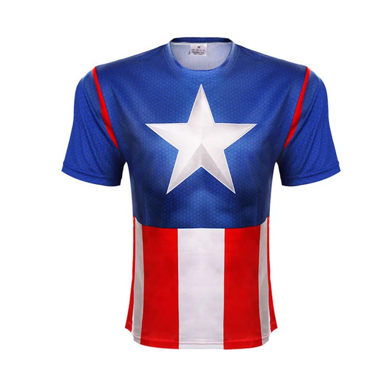 Summer New Marvel Batman Superman Iron Man Captain America Funny Tights Hip hop t shirt Short Sleeve Men 3 D Print T-Shirts
Summer New Marvel Batman Superman Iron Man Captain America Funny Tights Hip hop t shirt Short Sleeve Men 3 D Print T-Shirts