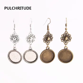 PULCHRITUDE 12pcs/lot Metal Alloy Zinc Flower Charm Fit round 18mm Cabochon Crown Base Pendant Drop Earing Jewelry Making C0847
PULCHRITUDE 12pcs/lot Metal Alloy Zinc Flower Charm Fit round 18mm Cabochon Crown Base Pendant Drop Earing Jewelry Making C0847