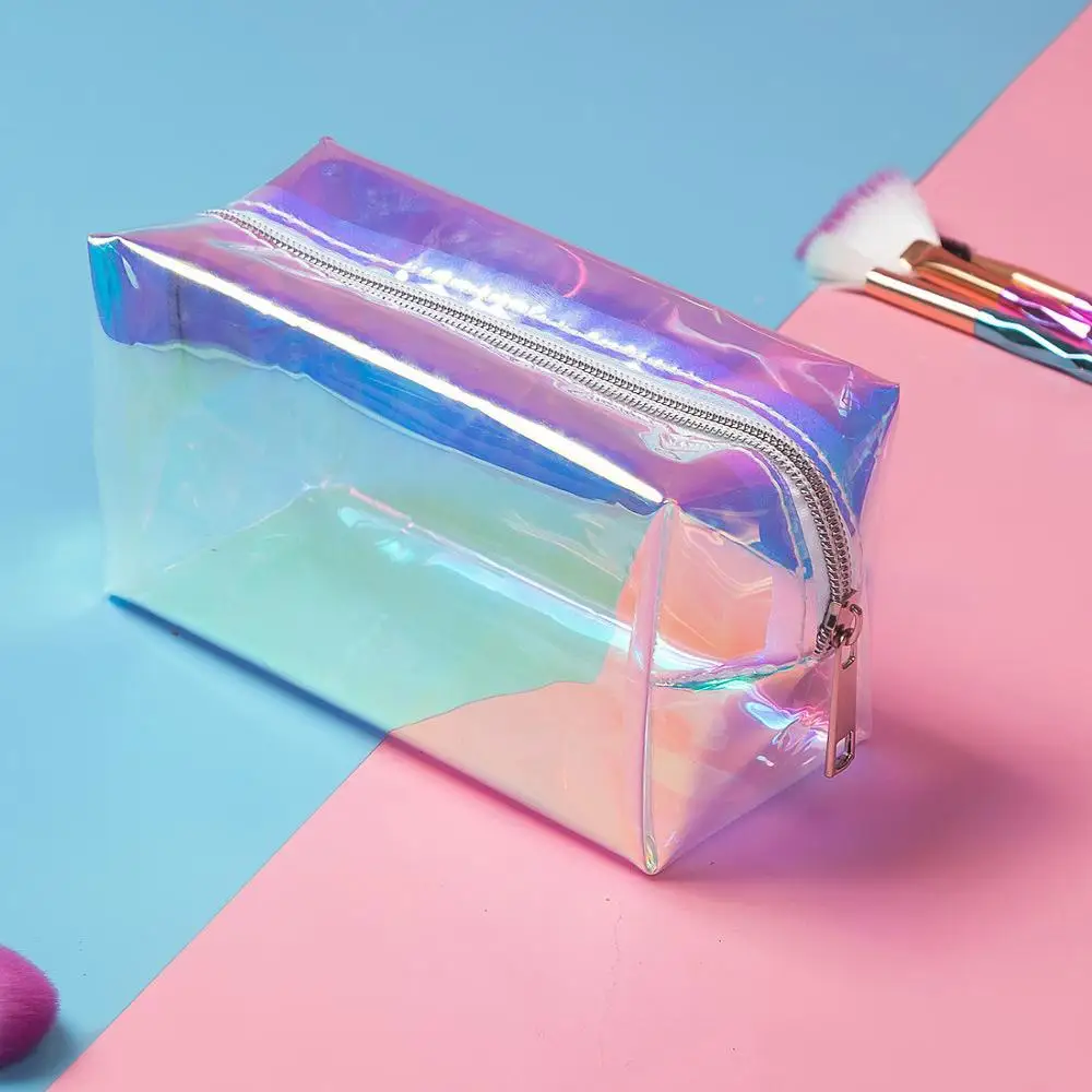 PVC Transparent Beauty Travel Organizer Women Laser Make Up Pouch Fashion Female Jelly Bag Lady Makeup Bag Cosmetic Case
PVC Transparent Beauty Travel Organizer Women Laser Make Up Pouch Fashion Female Jelly Bag Lady Makeup Bag Cosmetic Case