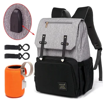USB Baby Diaper Bag Backpack Bebes Multi-Function Waterproof Oxford Handbag Mummy Nursing Nappy Kits Maternity Bags
USB Baby Diaper Bag Backpack Bebes Multi-Function Waterproof Oxford Handbag Mummy Nursing Nappy Kits Maternity Bags