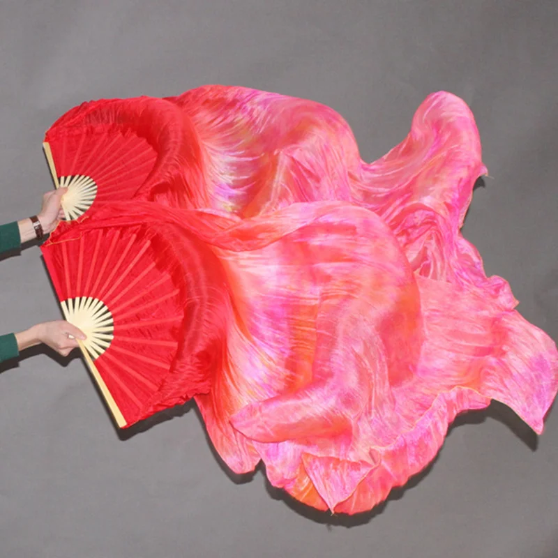 Stage Performance Property Dance Fans 100% Silk Veils Colored 1.8m Women Belly Dance Veils Fan Tie Dye (10 pairs)
Stage Performance Property Dance Fans 100% Silk Veils Colored 1.8m Women Belly Dance Veils Fan Tie Dye (10 pairs)