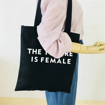 Mothers Day Gift Shoulder Bag THE FUTURE IS FEMALE print Women Cotton Casual Funny Bag For Girl fashion Canvas Shopping Bag
Mothers Day Gift Shoulder Bag THE FUTURE IS FEMALE print Women Cotton Casual Funny Bag For Girl fashion Canvas Shopping Bag