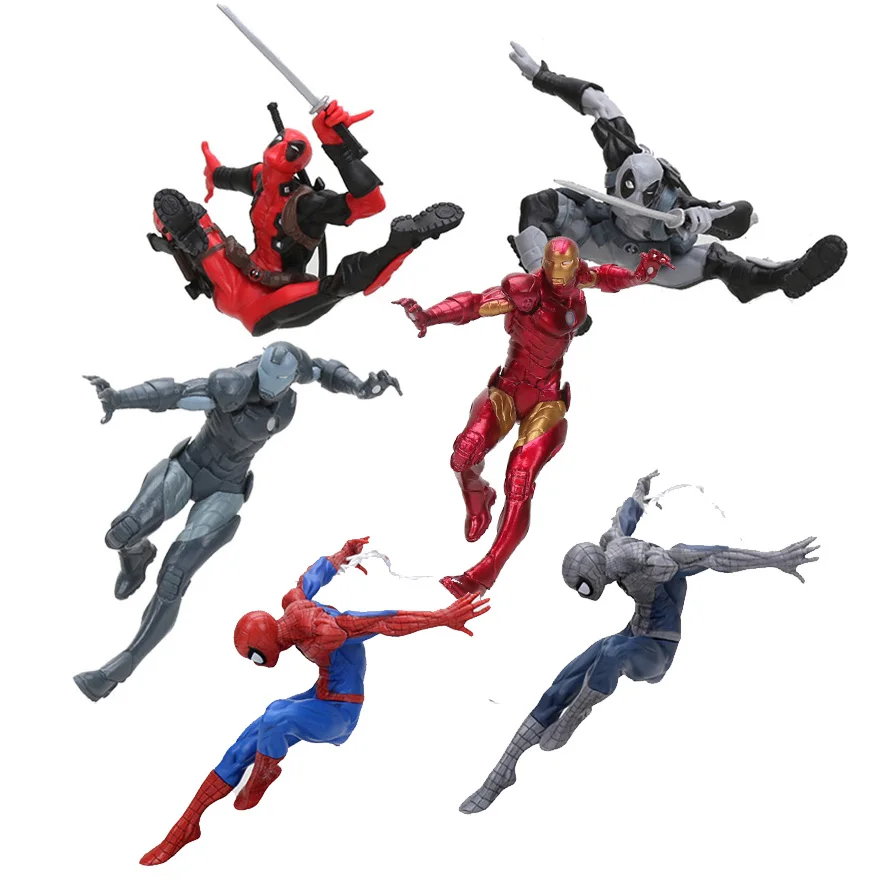 6'' Marvel Avengers Creator Spiderman Deadpool Iron Man Series Spider-Man PVC Action Figure Collectible Model Toy
6'' Marvel Avengers Creator Spiderman Deadpool Iron Man Series Spider-Man PVC Action Figure Collectible Model Toy