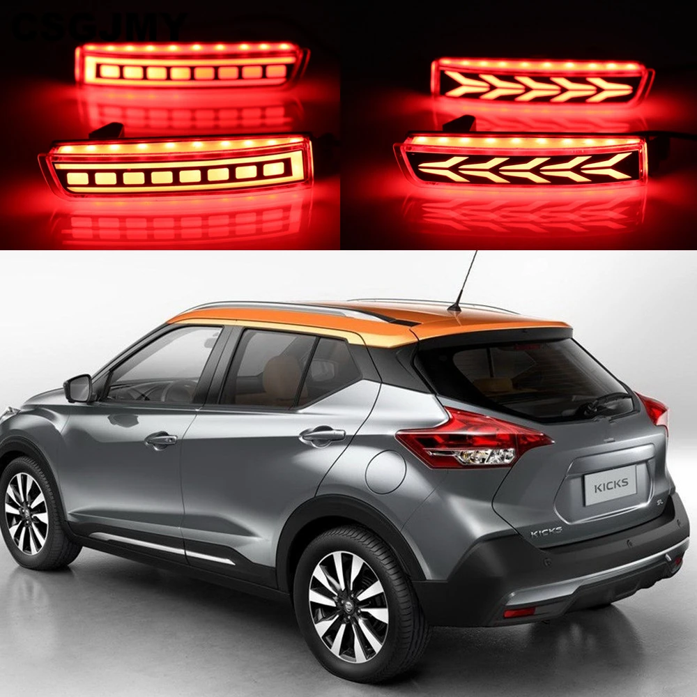 CSGJMY 2PCS For Nissan Kicks 2017 2018 Multi-functions Car LED Rear Fog Lamp Brake Warning Light Rear Bumper Decoration Lamp
CSGJMY 2PCS For Nissan Kicks 2017 2018 Multi-functions Car LED Rear Fog Lamp Brake Warning Light Rear Bumper Decoration Lamp